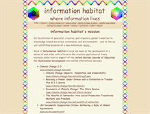 Tablet Screenshot of information-habitat.net